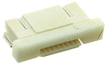 TE Connectivity FPC, SMD FPC-Steckverbinder, Buchse, 8-polig / 1-reihig, Raster 0.5mm