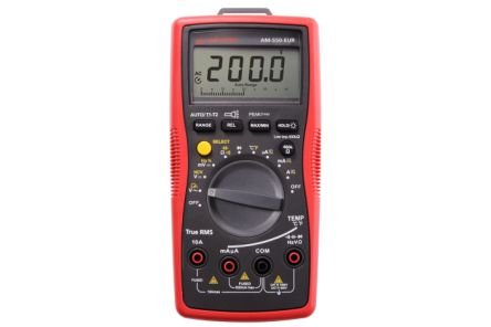 Amprobe BEHA- AM-550-EUR HandLCD Digital-Multimeter, CAT III, CAT IV 1000V Ac / 10A Ac, 60MΩ, ISO-kalibriert