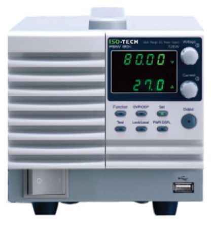 ISO-TECH Alimentatore Da Banco, 1 Uscita, 0 → 80V, 0 → 27A, 720W, Cert. LAT