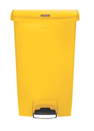 Rubbermaid Commercial Products PE Mülleimer 68L Gelb T 410mm H. 673mm B. 502mm, Mit Deckel