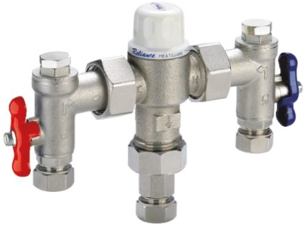 Reliance Water Controls Thermostat-Mischventil BSP1 Gussmetall 16 Bar Max., 15mm, BSP Anschluss