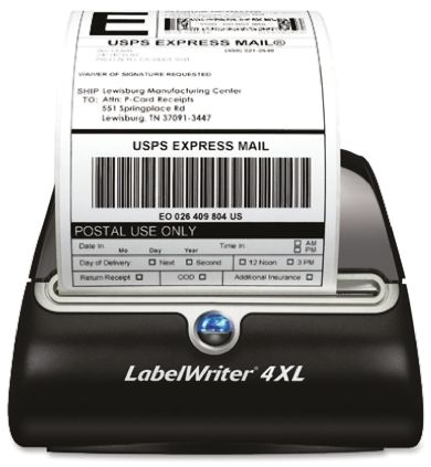 Dymo LabelWriter 4XL Etikettendrucker Bis 106mm Etiketten 300dpi Tragbar