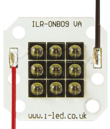 Intelligent LED Solutions ILS, OSLON Black PowerCluster IR-LED Modul, PCB 9270mW, 850nm, 9270 MW, SMD 9-LEDs