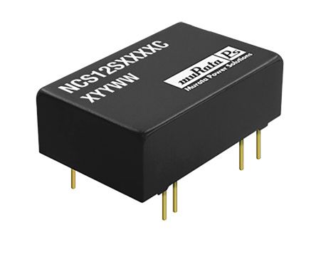 Murata Power Solutions Murata NCS12 DC/DC-Wandler 12W 12 V Dc IN, 5V Dc OUT / 2.4A 1.5kV Dc Isoliert