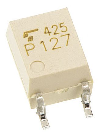 Toshiba SMD Optokoppler AC-In / Transistor-Out, 4-Pin SO4, Isolation 3,75 KV Eff