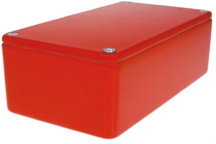CAMDENBOSS Caja De Aluminio Presofundido Rojo, 192 X 112 X 61mm, IP54, Apantallada