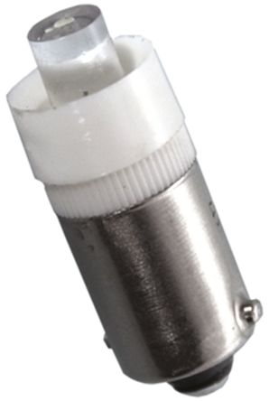 JKL Components LED Signalleuchte, 55V Ac/dc / 1200mcd, Ø 9.6mm X 25.8mm, Sockel BA9s