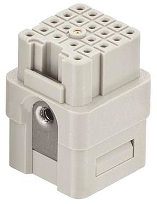 HARTING Heavy Duty Power Connector Insert, 6.5A, Female, Han Q Series, 21 Contacts