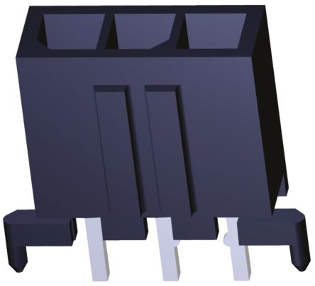 TE Connectivity Micro MATE-N-LOK Leiterplatten-Stiftleiste Gerade, 3-polig / 1-reihig, Raster 3.0mm, Kabel-Platine,