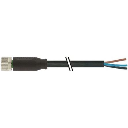 Murrelektronik Limited Straight Female 4 Way M8 To Unterminated Sensor Actuator Cable, 3m