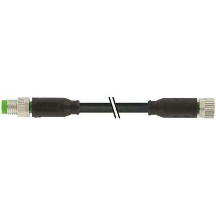 Murrelektronik Limited Cable De Conexión, Con. A M8 Hembra, 3 Polos, Con. B M8 Macho, 3 Polos, Cod.: A, Long. 1m