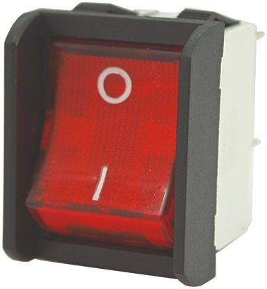 APEM Tafelmontage Wippschalter, 2-poliger Ein/Ausschalter Ein-Neutral-Aus, 16 A 30mm X 22mm