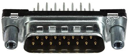 TE Connectivity Amplimite HD-20 Sub-D Steckverbinder Stecker, 15-polig / Raster 2.743mm, Durchsteckmontage