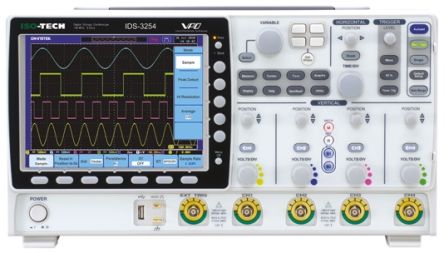 ISO-TECH Oscilloscopio Con Funz. Di Memorizzazione RS PRO 3254, 250MHz, Cert. LAT