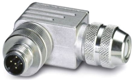 Phoenix Contact Circular Connector, 5 Contacts, Cable Mount, M12 Connector, Plug, Male, IP67, SACC Series