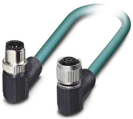 Phoenix Contact Cable Ethernet Cat5 De Color Azul, Long. 500mm, Funda De Poliuretano (PUR)