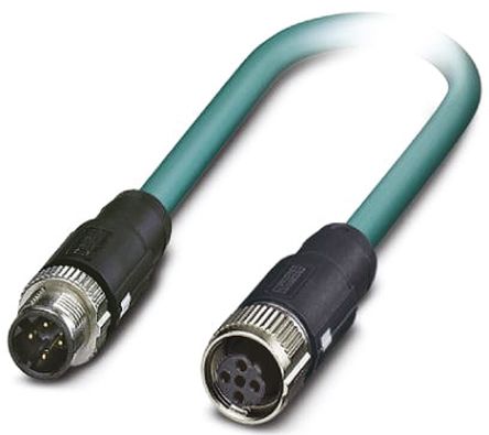 Phoenix Contact Câble Ethernet Catégorie 5, Bleu, 2m Avec Connecteur