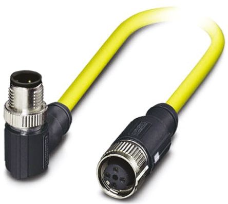 Phoenix Contact Câble D'actionneur 4 Conducteurs, M12 Femelle Vers M12 Mâle, 500mm