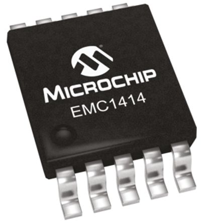 Microchip Capteur De Température, -40 → +125 °C, MSOP 10-pin
