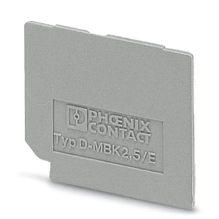Phoenix Contact D-MBK 2.5/E Endabdeckung Für Modularer Anschlussklemmenblock