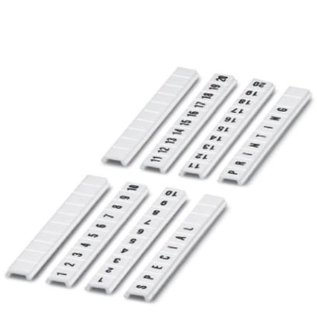 Phoenix Contact, ZBF5.LGS:31-40 Marker Strip For Use With Terminal Blocks