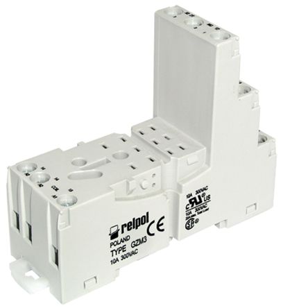 Relpol 继电器底座, 适用于R3N 系列继电器, DIN 导轨、面板安装安装, 14触点