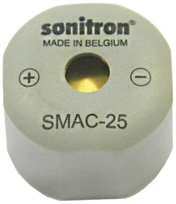 Sonitron Summer Dauerton, 93.5dB, Oberflächenmontage, 5V Dc→16V Dc, Intern, ø 25mm, 25 X 18mm