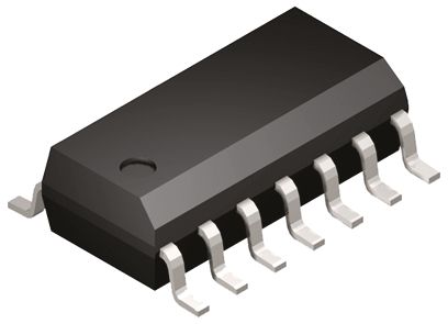 Onsemi Inverter MC74AC04DG, Canali Hex, AC, Single Ended, 2 → 6 V, 14-Pin, SOIC No