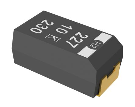 KEMET T500 Kondensator, MnO2, 100μF, 16V Dc SMD, ±10%, Gehäuse 7343-43, +200°C