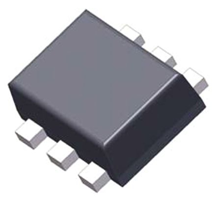 Onsemi PowerTrench FDY1002PZ P-Kanal Dual, SMD MOSFET 20 V / 830 MA 625 MW, 6-Pin SC-89-6
