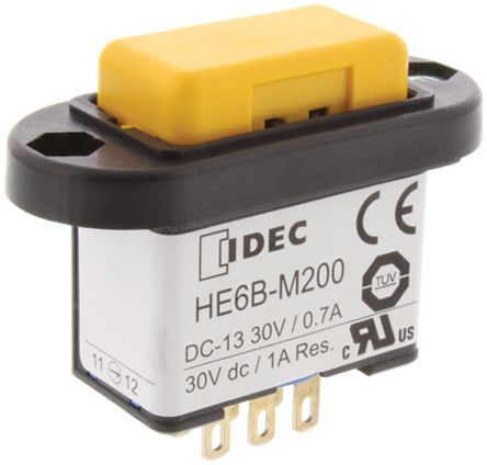 Idec Safety Enabling Switch, DPDT, IP65
