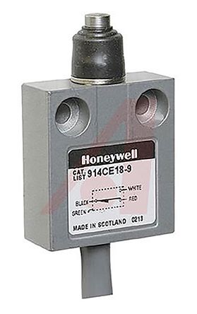 Honeywell 914CE Endschalter, Stößel, 1-poliger Wechsler, Schließer/Öffner, IP66, IP67, IP68, Zinkdruckguss, 5A