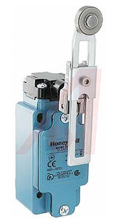 Honeywell GLA Endschalter, Rollhebel Verstellbar, 1-poliger Wechsler, Schließer/Öffner, IP 67, Zinkdruckguss, 10A