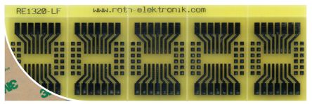 Roth Elektronik Universalplatine FR4 Epoxid Glasfaser-Laminat 35μm 1-seitig 113.3 X 36.5mm SM