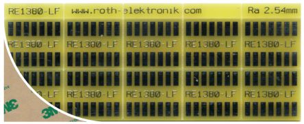 Roth Elektronik Universalplatine FR4 Epoxid Glasfaser-Laminat 35μm 1-seitig 96.75 X 39 X 0.8mm DIL