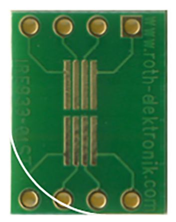 Roth Elektronik Multi-Adapter-Platine FR4 Epoxid Glasfaser-Laminat 35μm 2-seitig 11.8 X 15.2 X 1.5mm TSSOP