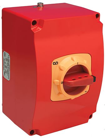 Craig & Derricott Trennschalter 6P-polig 40A Rot IP 66 18,5kW 440V 3-phasig Schließer