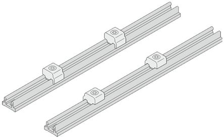 NVent SCHROFF Leiterplattenhalterung, Aluminium