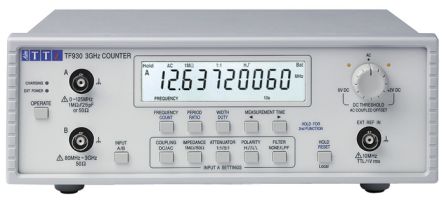 Aim-TTi Frequenzzähler 0,001 Hz / 3GHz, 1MΩ, 50 Ω, ISO-kalibriert