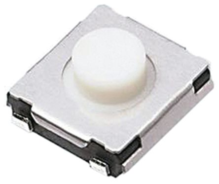 Panasonic Interruptor Táctil Tipo Placa De Empuje, Blanco, Contactos SPST