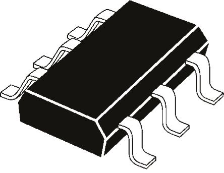 Vishay MOSFET Canal N, SOT-363 1,3 A 20 V, 6 Broches