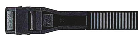 Thomas & Betts Cable Ties, Double Headed, 260mm X 9 Mm, Black Coated, Pk-100