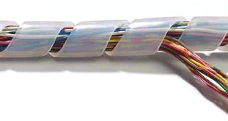 Thomas & Betts Spiral-Kabelschutzschlauch PE, Für Kabel-Ø 15mm Bis 100mm, Länge 10m