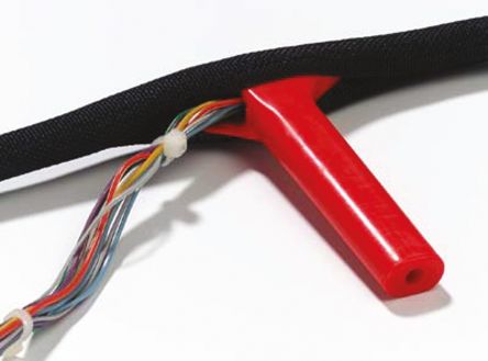 Thomas & Betts 聚脂电缆套管, Bind-It系列, 黑色, 8mm直径, 100m长