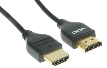 Van Damme HDMI-Kabel A HDMI Stecker B HDMI Stecker, 1.3m, Schwarz