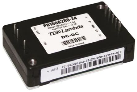 TDK-Lambda TDK PH-A280 DC/DC-Wandler 75.6W 200→ 425 V Dc IN, 12V Dc OUT / 6.3A 500V Dc Isoliert