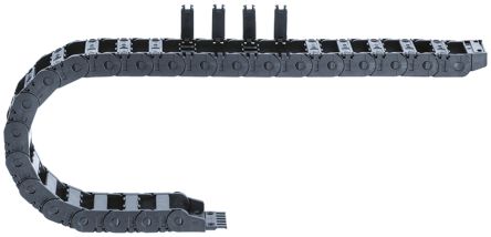 Igus 2500, E-chain Black Cable Chain - Flexible Slot, W119 Mm X D35mm, L1m, 100 Mm Min. Bend Radius, Igumid GLW
