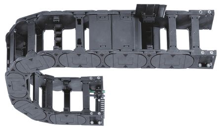 Igus E4.56, E-chain Black Cable Chain - Flexible Slot, W234 Mm X D84mm, L1m, 200 Mm Min. Bend Radius, Igumid G