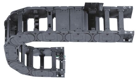 Igus E4.56, E-chain Black Cable Chain - Flexible Slot, W334 Mm X D84mm, L1m, 300 Mm Min. Bend Radius, Igumid G
