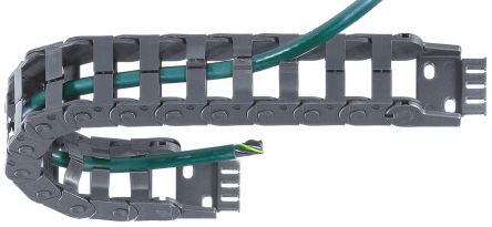 Igus E-chain, Z14 Kabel-Schleppkette Schwarz, 62 Mm X 25mm, Länge 1m Igumid NB, Seitenwand Flexibel